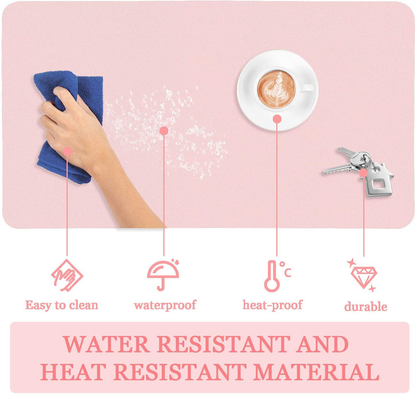 Writing Desk Pad Protector, Anti-Slip Thin Mousepad for Computers,Office Desk Accessories Laptop Waterproof Desk Protector for Office Decor and Home