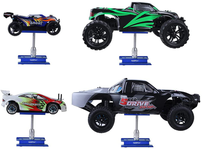 Hobbypark Aluminum Alloy RC Car Work Stand Repair Workstation 360 Degree Rotation Lift Or Lower for 1/8 1/10 1/12 Scale Cars Trucks Buggies