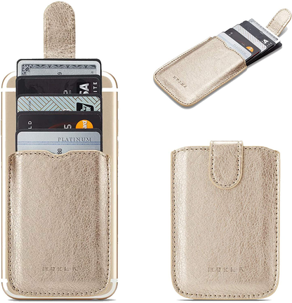 RFID Blocking Phone Card Holder Stick-On Hold up to 5 Cards