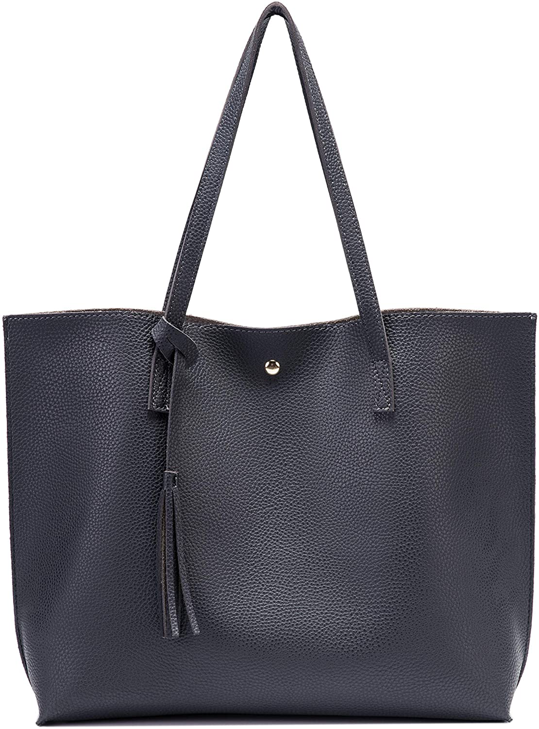 Women's Tote Bags Top Handle Satchel Handbags Faux Leather Tassel Shoulder Purse