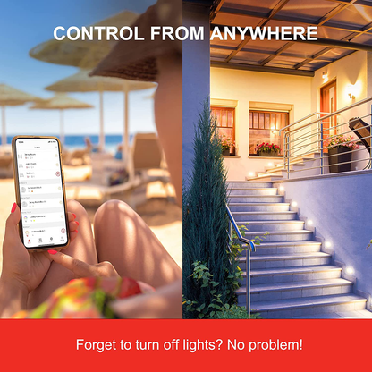 WiFi Light Bulbs, Dimmable Alexa Light Bulb, Smart Light Bulbs that Work with Alexa & Google Home