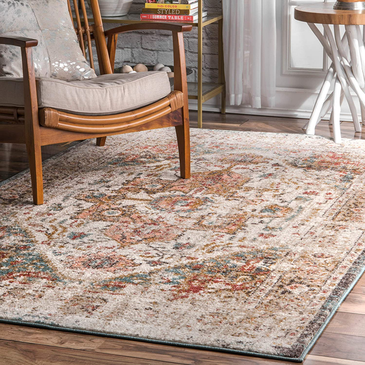 nuLOOM Shane Persian Vintage Accent Rug, 2' x 3', Beige