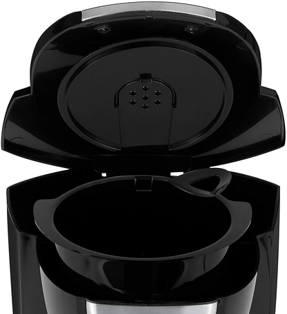 Black & Decker DCM100B 12-Cup Programmable Coffeemaker with Glass Carafe, Black