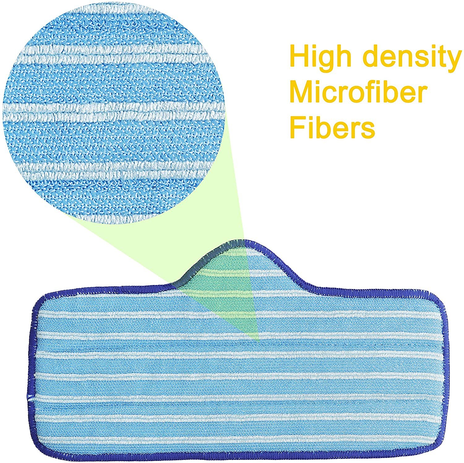 Flintar 6 Packs of Premium Microfiber Pads, Compatible with Dupray Neat Steam Cleaner, Durable, Reusable and Machine Washable