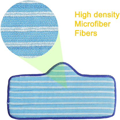 Flintar 6 Packs of Premium Microfiber Pads, Compatible with Dupray Neat Steam Cleaner, Durable, Reusable and Machine Washable