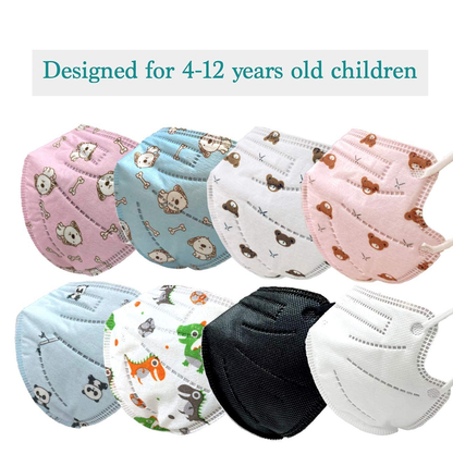 G-Box Children's 5-Layer Disposable Particulate Respirators (25-pcs, Individually Wrapped) (Pink Puppy)