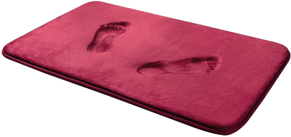 Memory Foam Bath Mat Rug, Comfortable Super Absorbent Machine Wash Non-Slip Thick Bathroom Rug