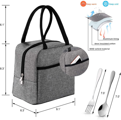 Bento Box Adult Lunch Box, Slaipo Leak-proof Lunch Box Containers Insulated Lunch Bag Fork Spoon, Portable Stackable Food Container Storage Boxes for Work School Camping, 3 Tiers…