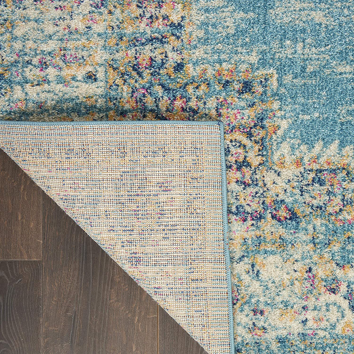 Nourison Passion Pink Boho Area Rug 2'2" x 10', Fuchsia, 10 Feet
