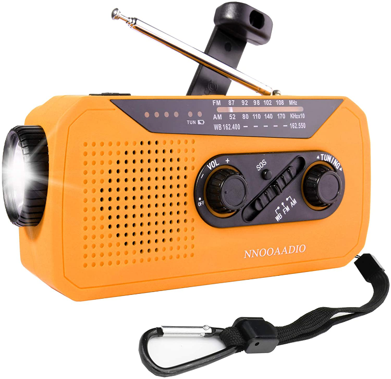4 Way Rechargeable Emergency Hand Crank Survival Radio