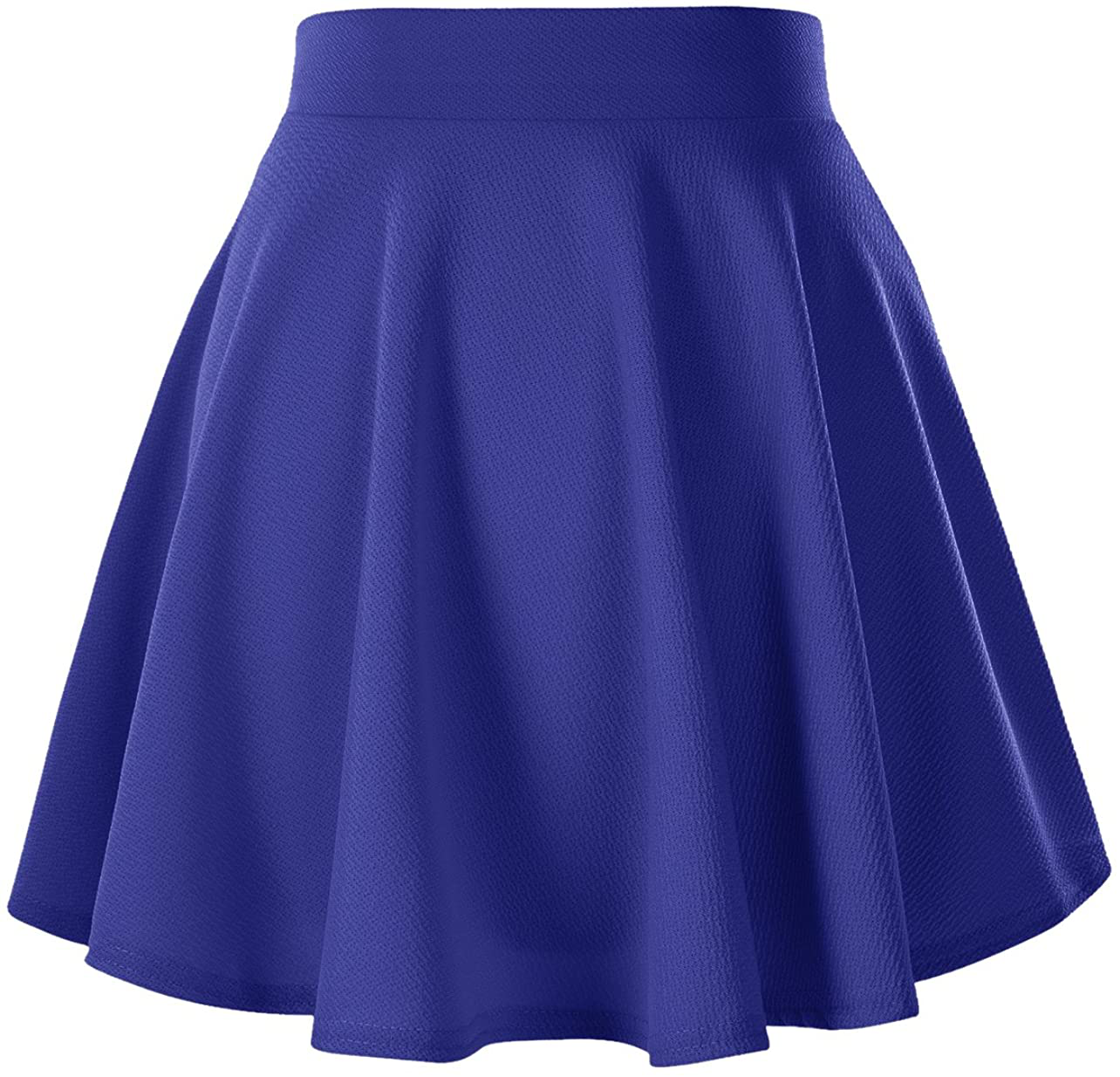 Urban CoCo Women's Basic Versatile Stretchy Flared Casual Mini Skater Skirt