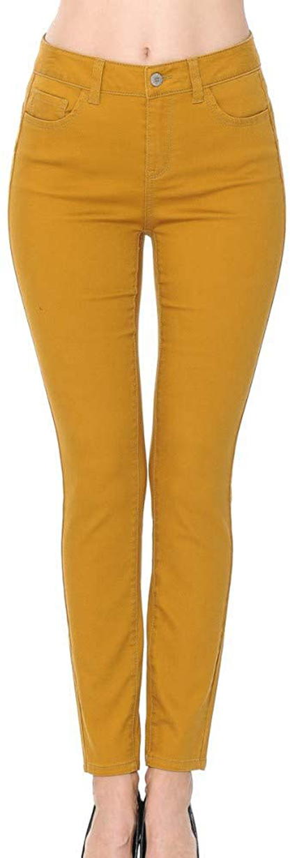 Wax Jean Denim Women's Juniors Push-Up High-Rise Skinny Jean in Fine Cotton D.