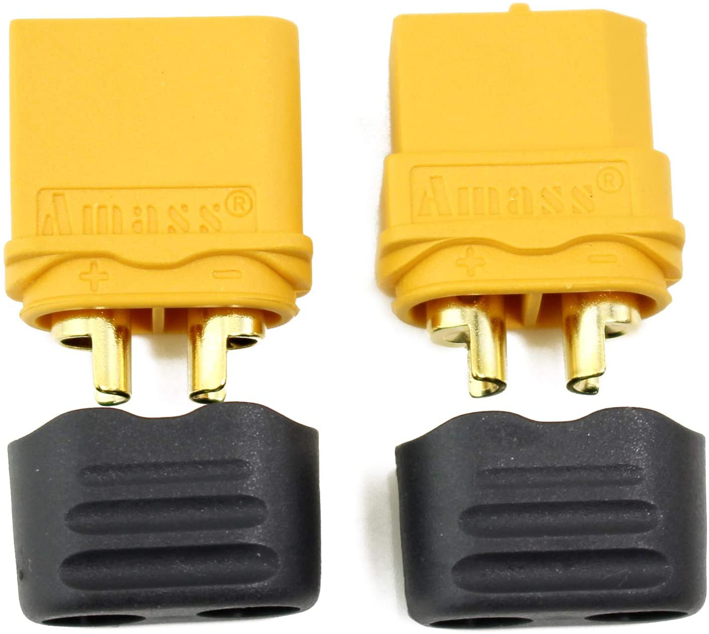 Amass 10 Pair XT60H Bullet Connector Plug Upgrated of XT60 Sheath Female & Male Gold Plated for RC Parts … … …