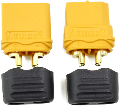 Amass 10 Pair XT60H Bullet Connector Plug Upgrated of XT60 Sheath Female & Male Gold Plated for RC Parts … … …
