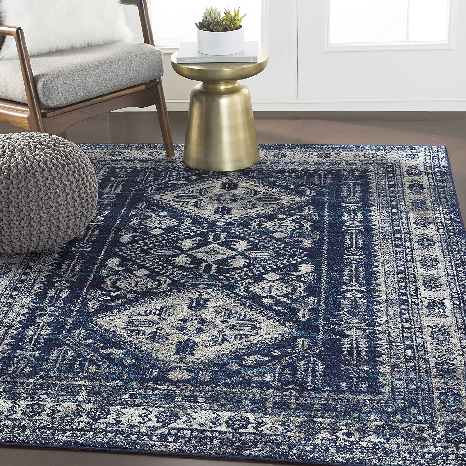 Artistic Weavers Desta Area Rug, 3'11" x 5'7", Navy