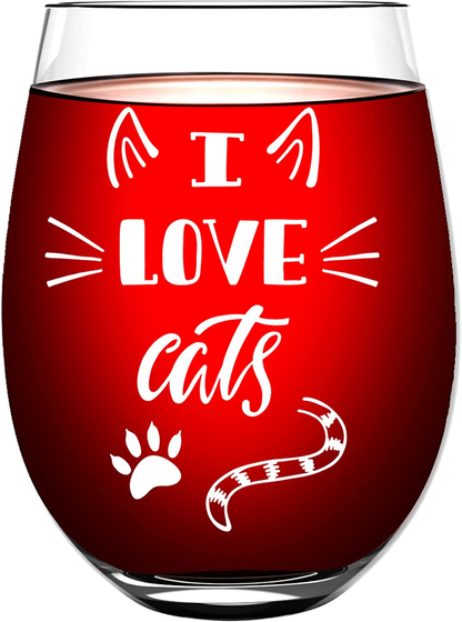 Funny 17 oz Wine Glasses - Stemless Wine Glasses