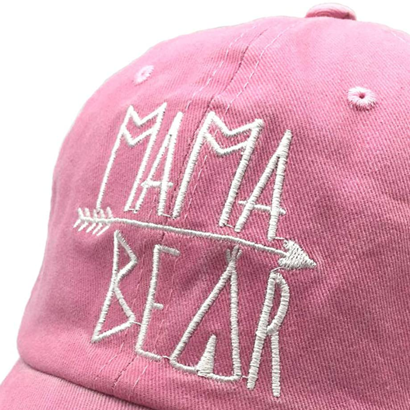 Women's Embroidered Adjustable Denim Baseball Cap