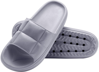 Menore Slippers for Women and Men Quick Drying, EVA Open Toe Soft Slippers, Non-Slip Soft Shower Spa Bath Pool Gym House Sandals for Indoor & Outdoor