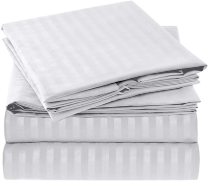 Mellanni Bed Sheet Set - Brushed Microfiber 1800 Bedding - Wrinkle, Fade, Stain Resistant - 3 Piece (Twin, Baby Blue)