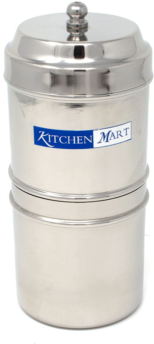 Stainless Steel South Indian Filter Coffee Drip Maker By iStoreDirect! (2 Cups)