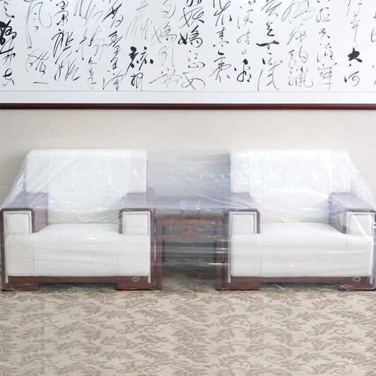 1 Or 2 Piece Waterproof Plastic Furniture Cover 