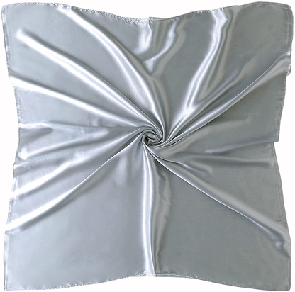 35" Square Silk Like Head Scarf - Women's Fashion Silk Feeling Scarf