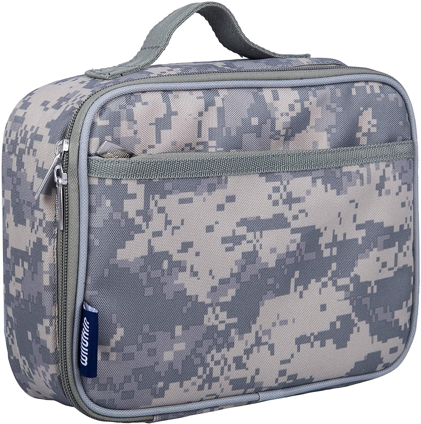 Wildkin Kids Insulated Lunch Box Bag for Boys and Girls, Perfect Size for Packing Hot or Cold Snacks for School & Travel, Measures 9.75x7x3.25 Inches, Mom's Choice Award Winner,BPA-free(Digital Camo)