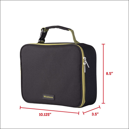 Whiskware Insulated Soft Cooler Lunch Box for School, Work, and Travel, One Size, Coral
