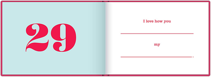 Knock Knock What I Love about Us Fill in the Love Book Fill-in-the-Blank Gift Journal, 4.5 x 3.25-inches