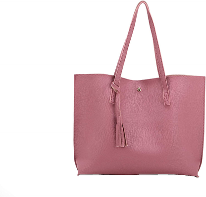 Women's Tote Bags Top Handle Satchel Handbags Faux Leather Tassel Shoulder Purse