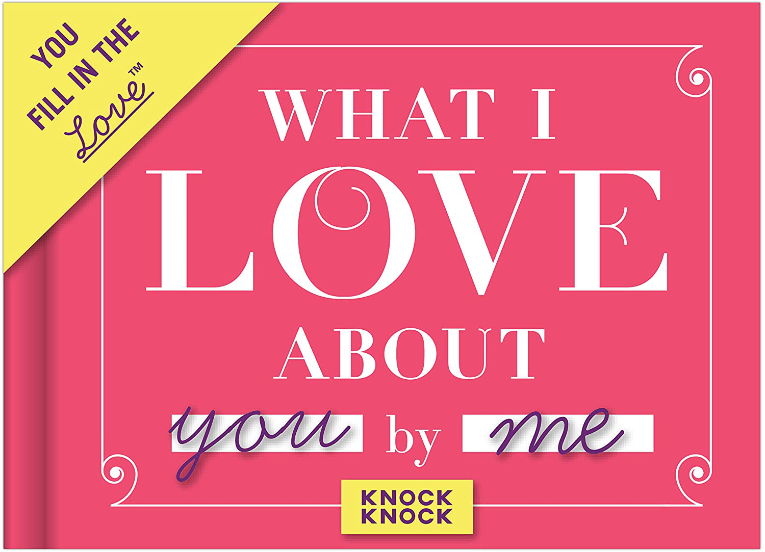 Knock Knock What I Love About Dad Fill In The Love Book Fill-In-The-Blank Journal, 4.5 x 3.25-inches