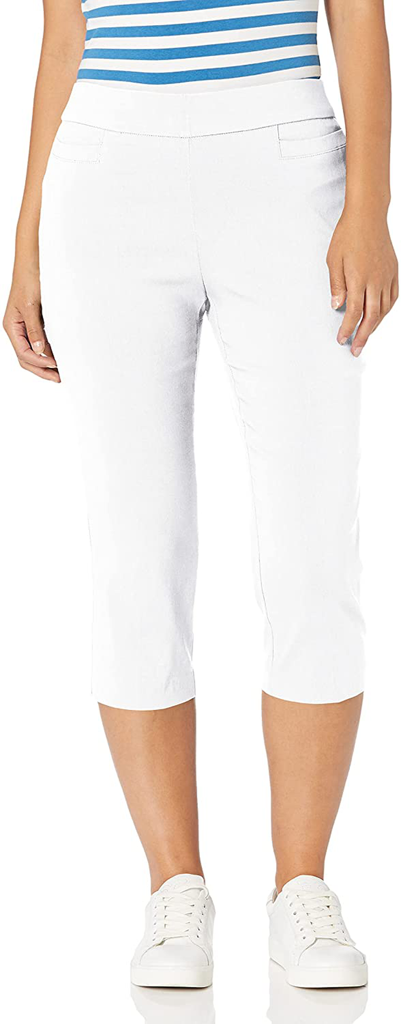Briggs New York Womens Pull On Capri L Pocket