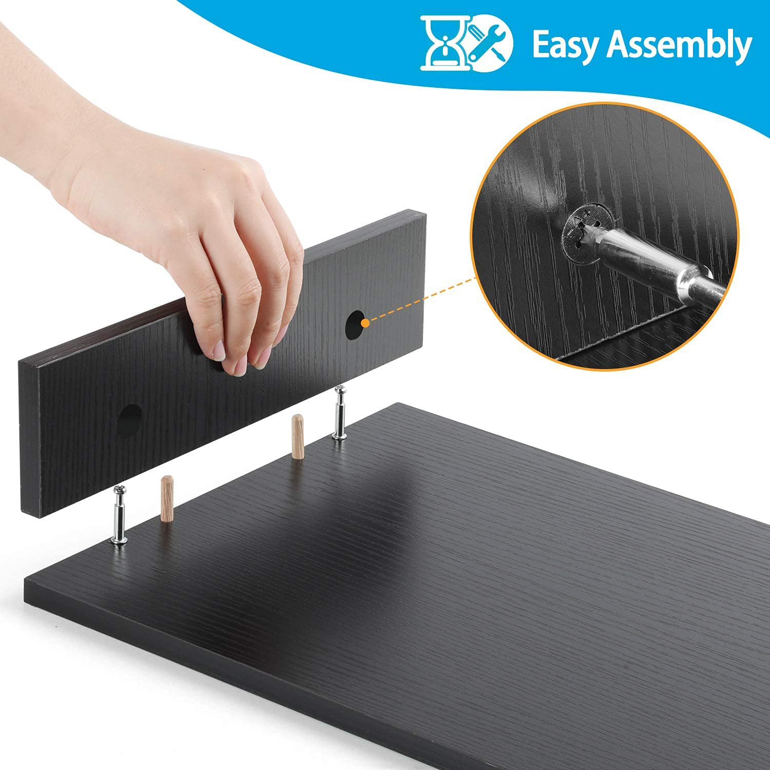 LORYERGO Dual Monitor Stand - Monitor Stand Riser, Adjustable Computer Stand, w/Slot for Tablet & Cellphone，Screen Stand w/Big Storage, Double Monitor Riser for PC, Computer, Laptop