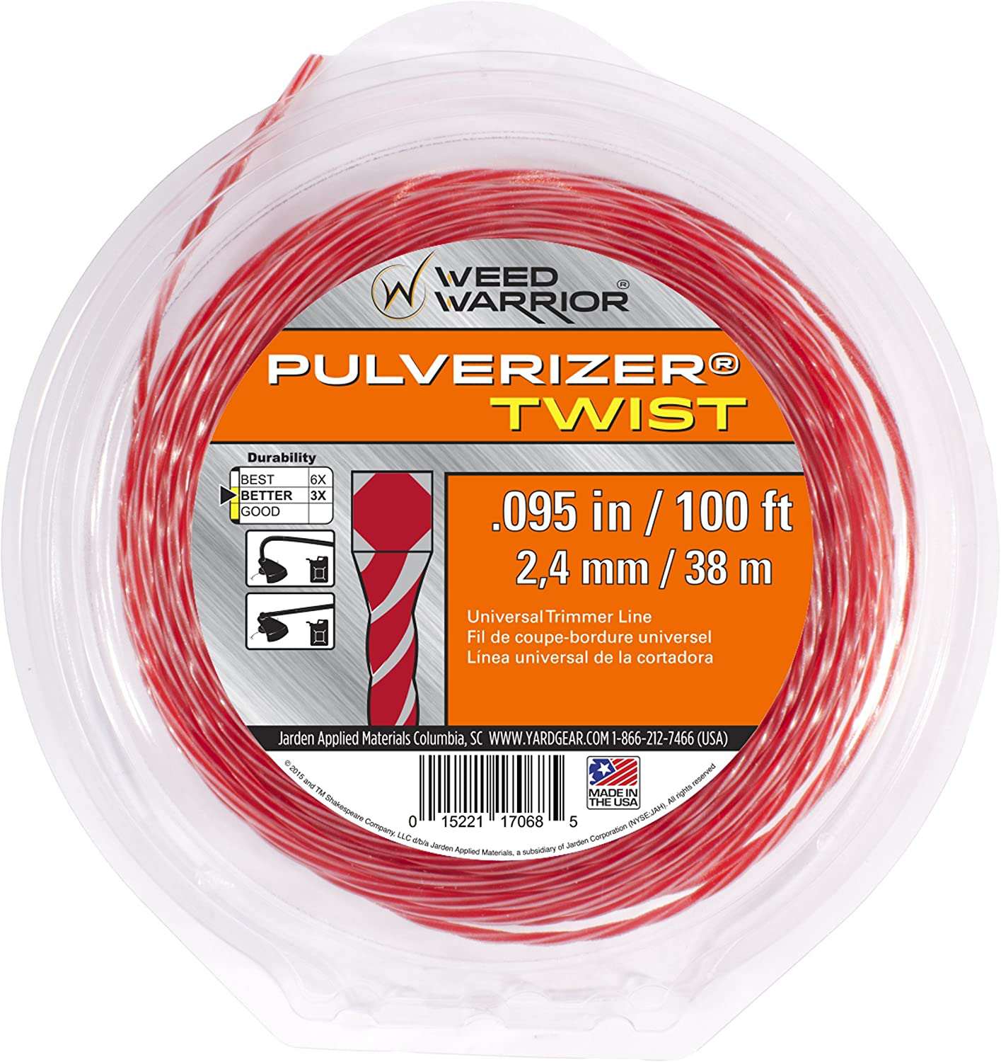Weed Warrior Bi-Component Twist Trimmer Line