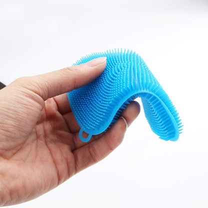 Silicone Sponge Dish Washing Kitchen Scrubber - Magic Food-Grade Dishes Multipurpose Better Sponges Non Stick Cleaning Smart Kitchen Gadgets Brush Accessories