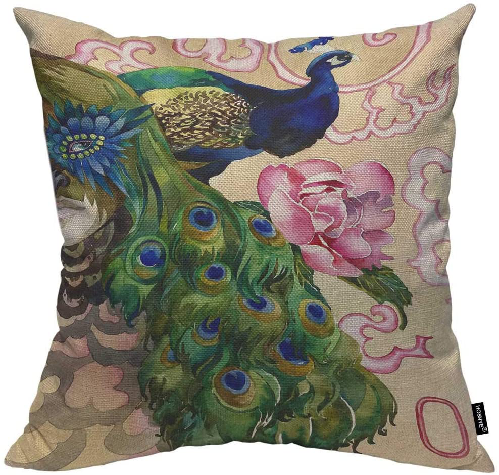 Linen Throw Pillow Cushion Covers Home Sofa Decorative 18 X 18 Inch