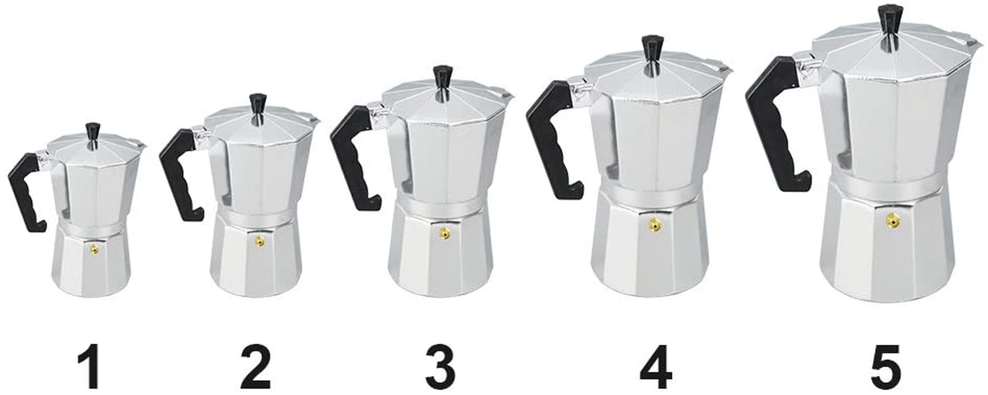 Mocha Coffee Pot Stove Top Espresso Maker Tool,Coffee Maker Coffee Pot Cup Easy Clean for Home Office Coffee