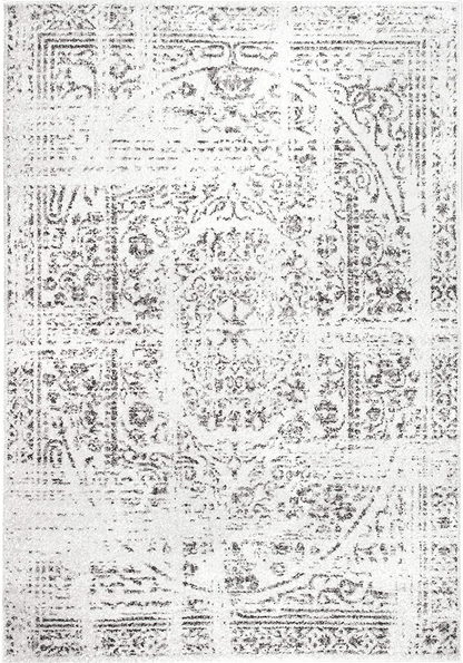 nuLOOM Arlena Vintage Area Rug, 6' Square, Grey