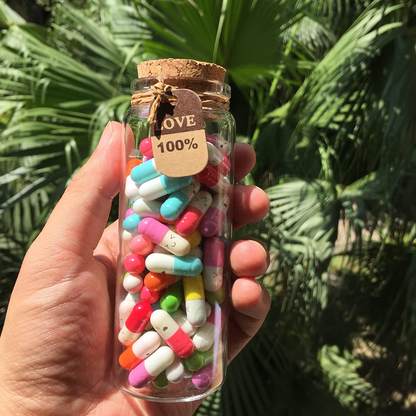 Capsule Letters Message in a Bottle