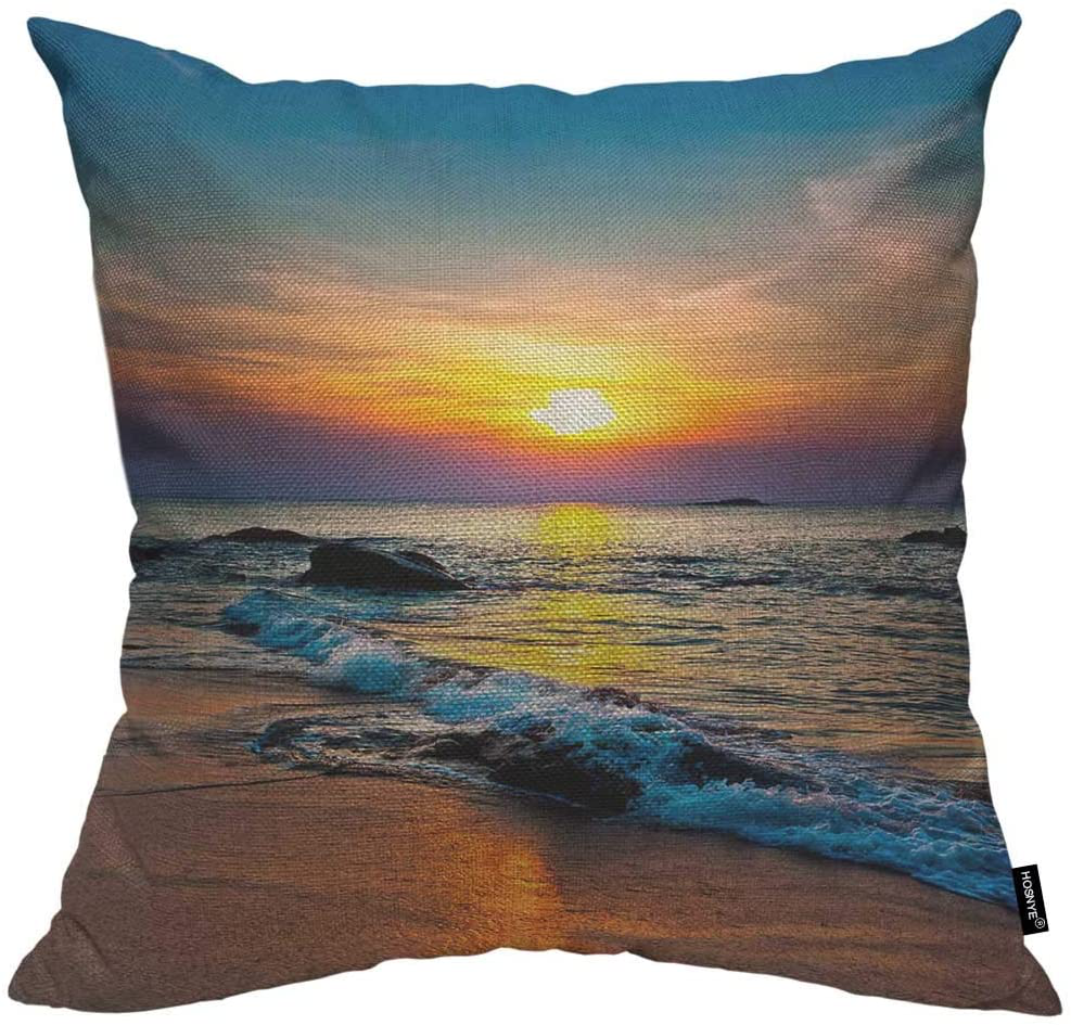 Linen Throw Pillow Cushion Covers Home Sofa Decorative 18 X 18 Inch