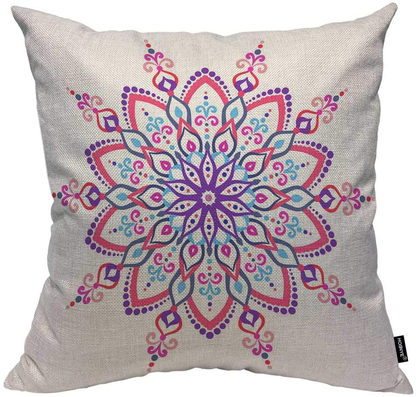 Cotton Linen Throw Pillow Case Pillow Cushion Covers Home Sofa Decorative 18 X 18 Inch