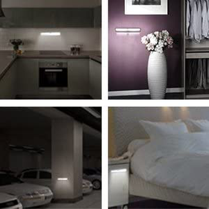 Leadleds I-007 10-LED Wireless Motion Sensor Light Automatic with Magnetic Strip, Battery Operated, Portable for Closet, Door, Stairs Light, Hallway, Step Lights