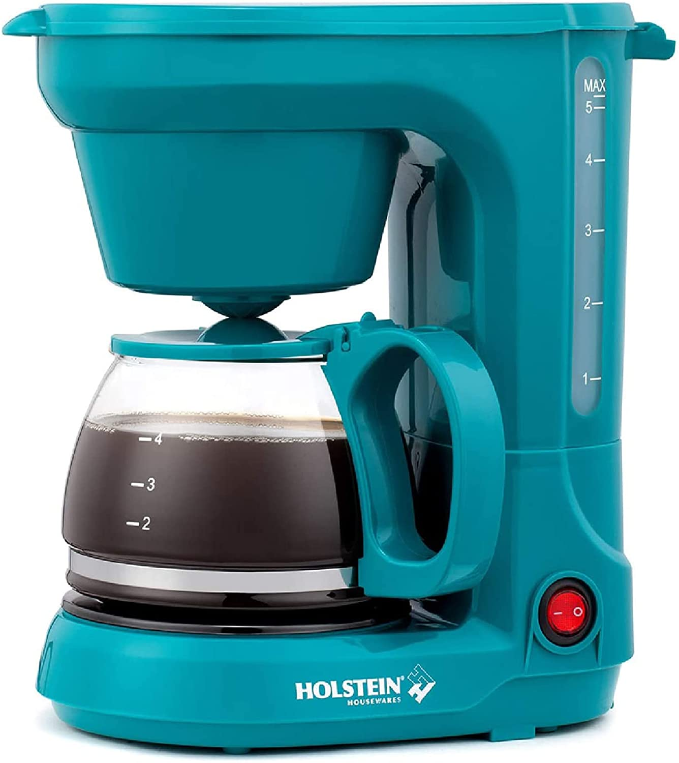  5-Cup Compact Coffee Maker-Convenient and User Friendly with Auto Pause and Serve Functions