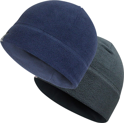 Temple Tape Tactical Fleece Watch Cap Beanie – Skull Cap Fleece Hat - Mens & Women