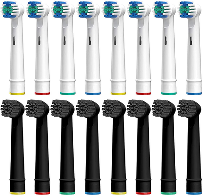 Electric Toothbrush Replacement Heads Compatible with Oral B Precision Clean Electric Toothbrush Soft Bristles Brush Heads