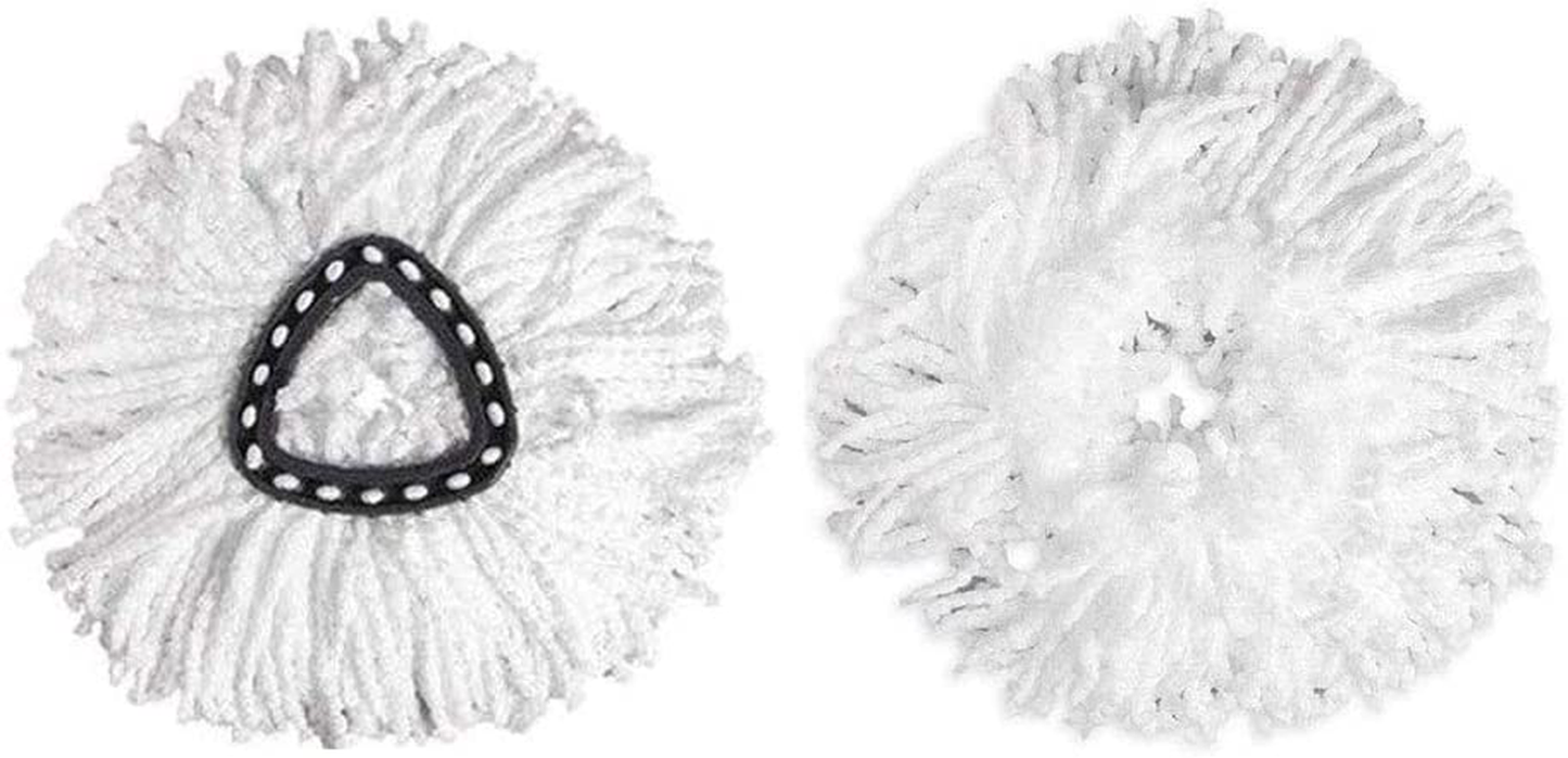 Strengthmix Spin Mop Replacement Heads, Microfiber Spin Mop Refills, Easy Cleaning Mop Head Replacement,4 Pack