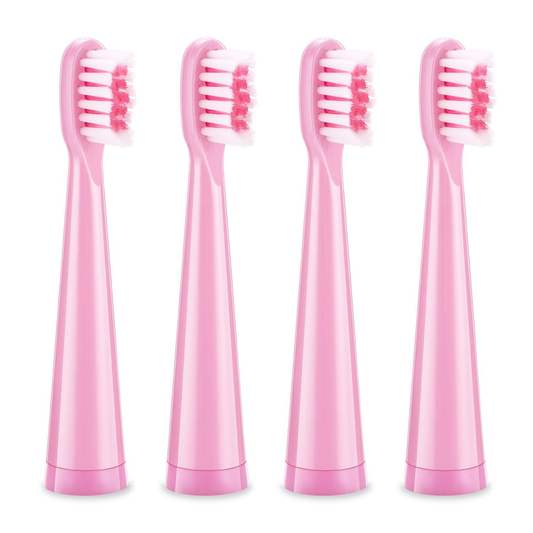 Toothbrush Replacement Heads - 7X More Plaque Removal, 3D Curved Soft Bristles, Comfortable & Efficient Clean Teeth, Perfect for Kid Small Mouth