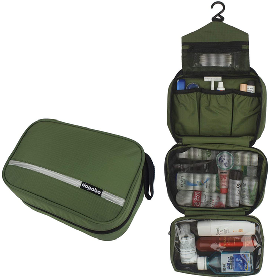 Dopobo Travelling Toiletry Bag Portable Hanging Water-Resistant Wash Bag for Travelling, Business Trip, Camping