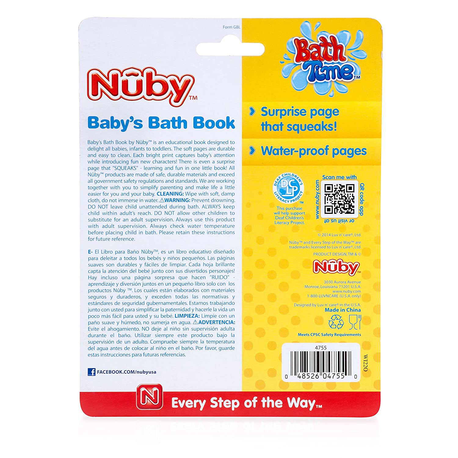 Nuby Bath Book
