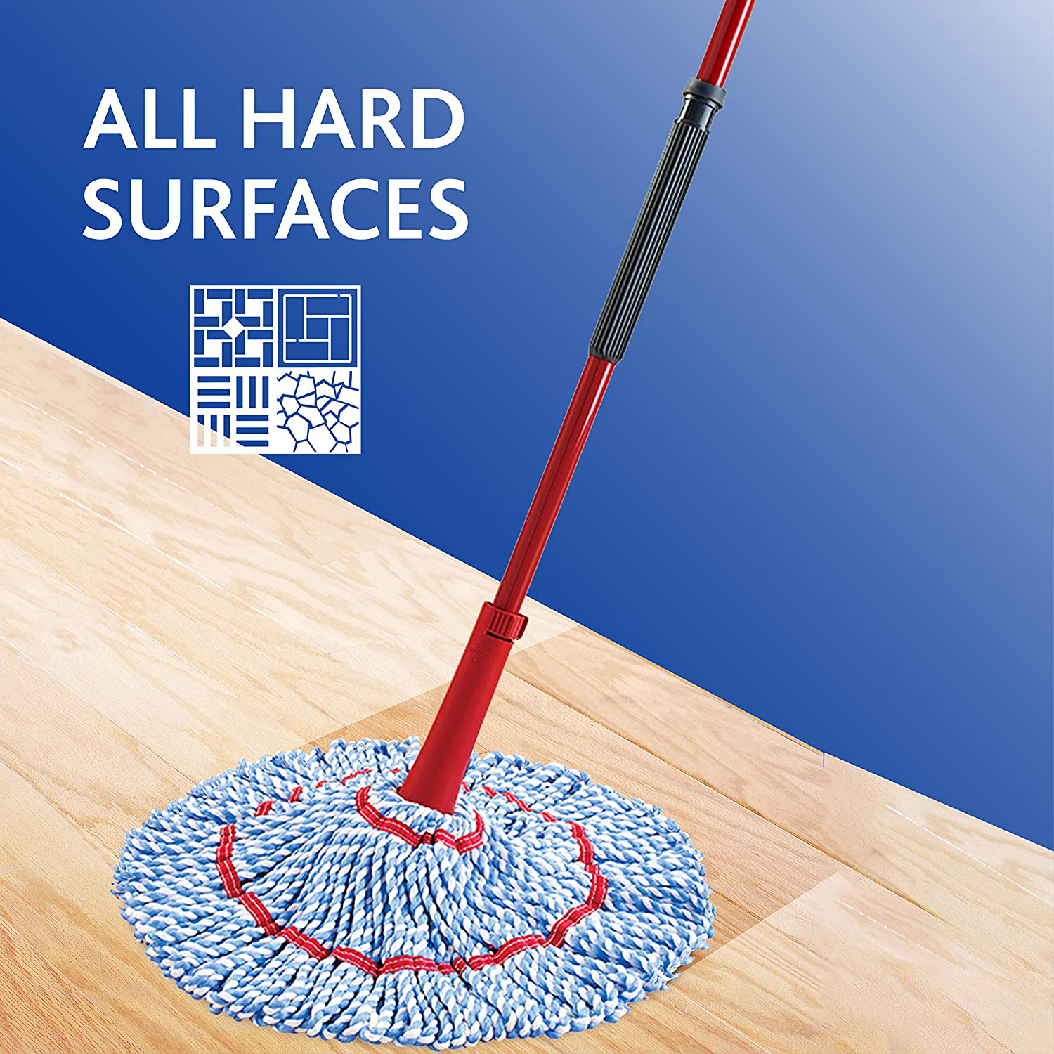 O-Cedar MicroTwist Microfiber Twist Mop with 2 Extra Refills